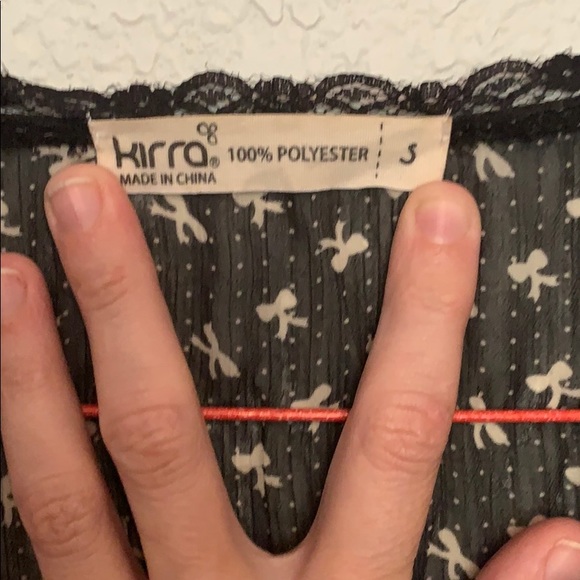 See through bow blouse - Picture 3 of 5